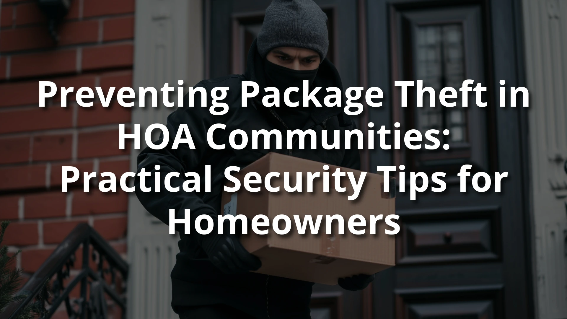 Preventing Package Theft in HOA Communities: Practical Security Tips for Homeowners
