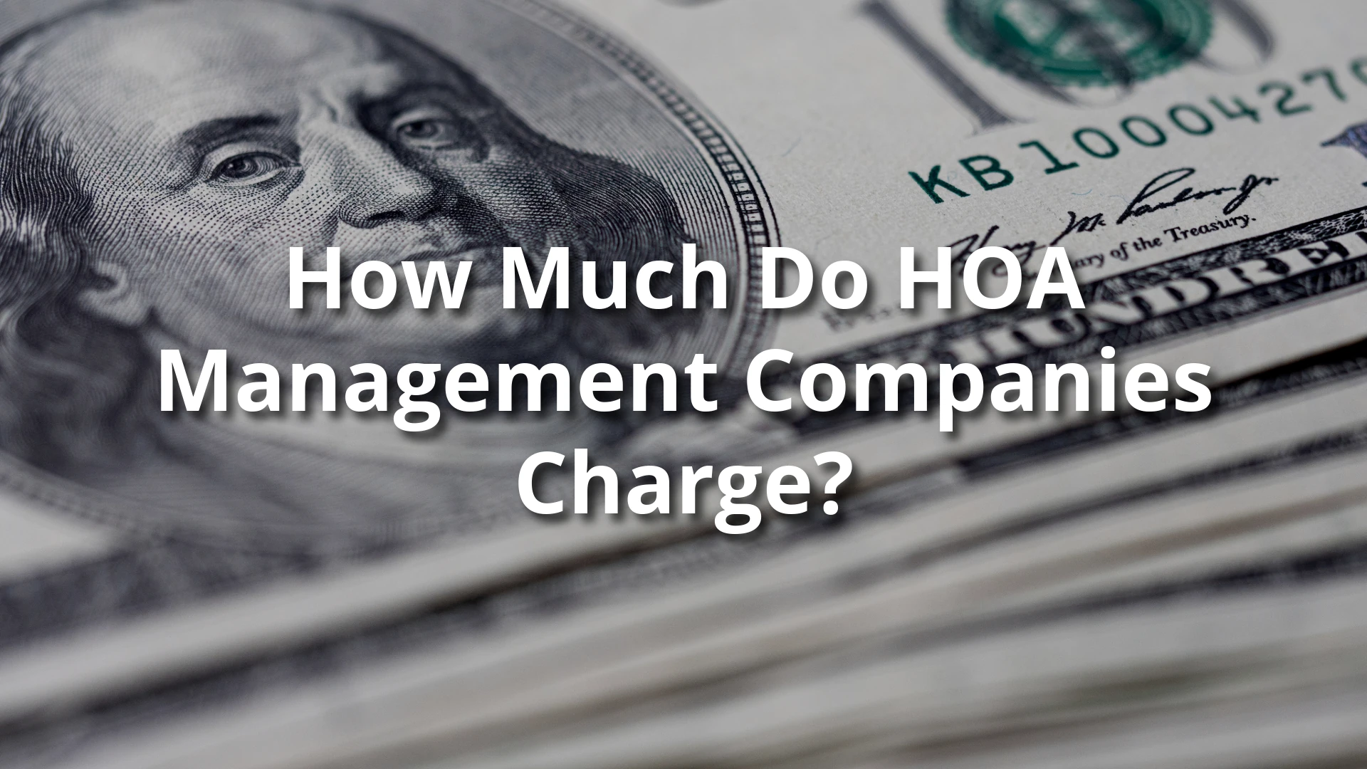 How Much Do HOA Management Companies Charge in Houston?